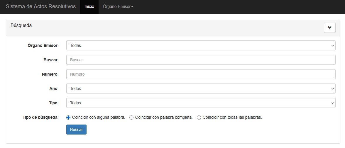 Sistema de Actos Resolutivos — UNLPam — imagen 1