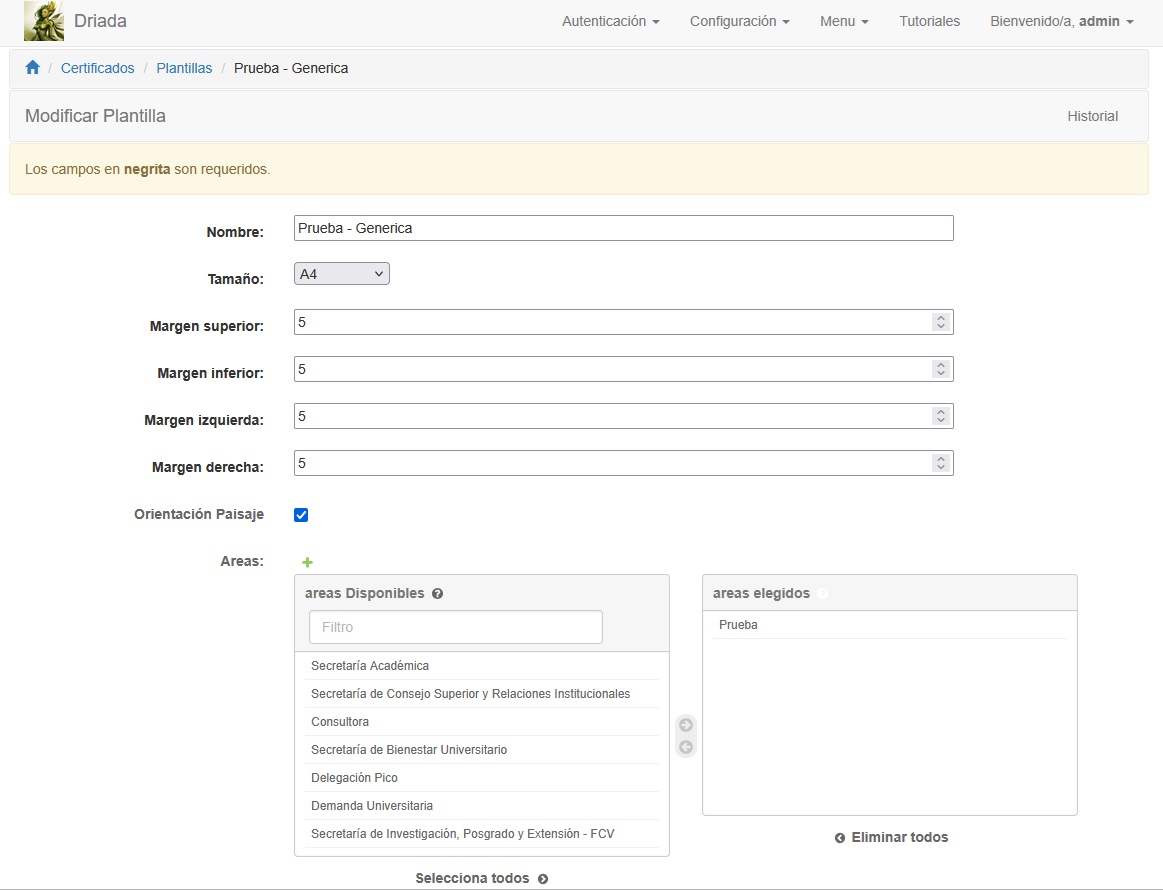 Driada — Sistema de Certificaciones — imagen 3