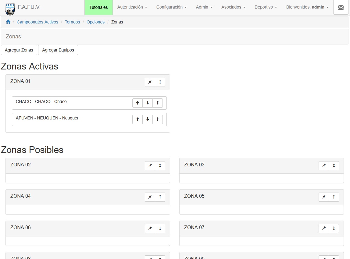 FAFUV — Sistema de Administración de Fútbol para Veteranos — imagen 3