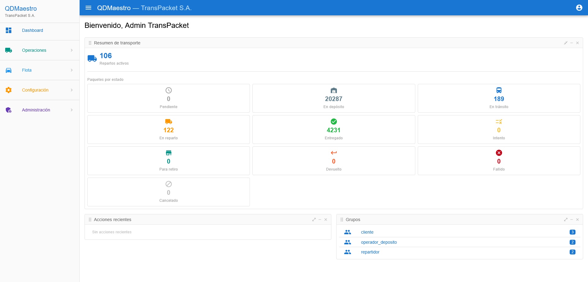TransPacket — Demo de Tracking de Paquetes — imagen 2