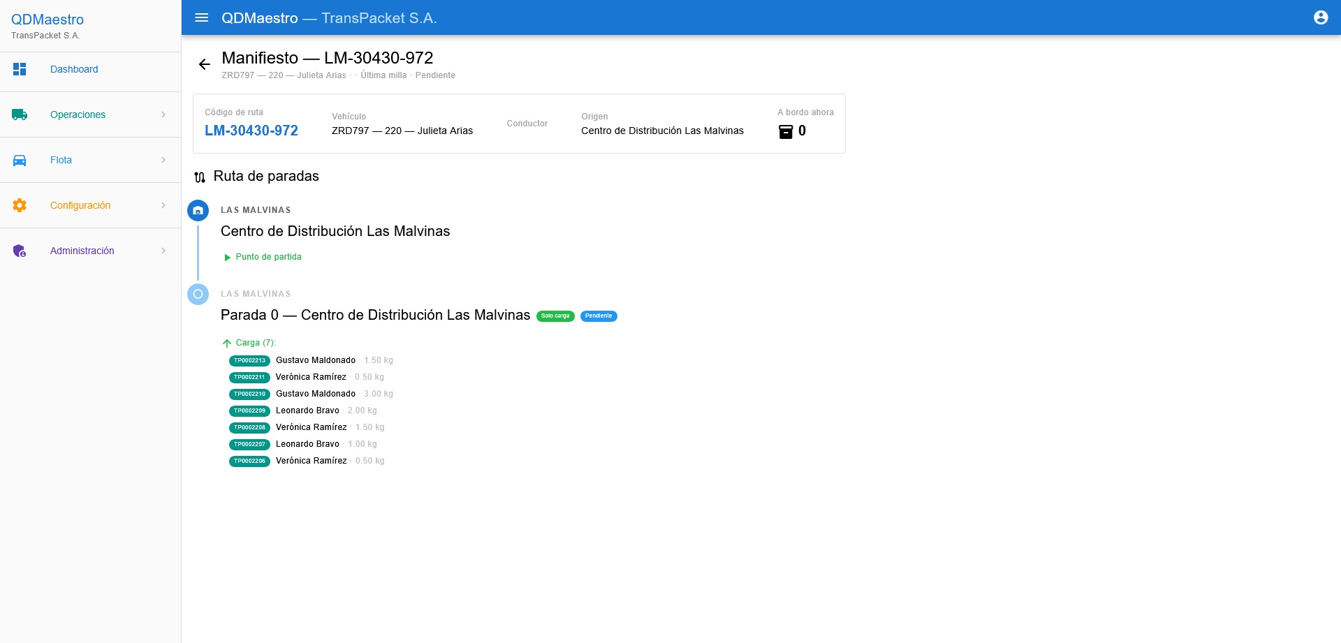 TransPacket — Demo de Tracking de Paquetes — imagen 6